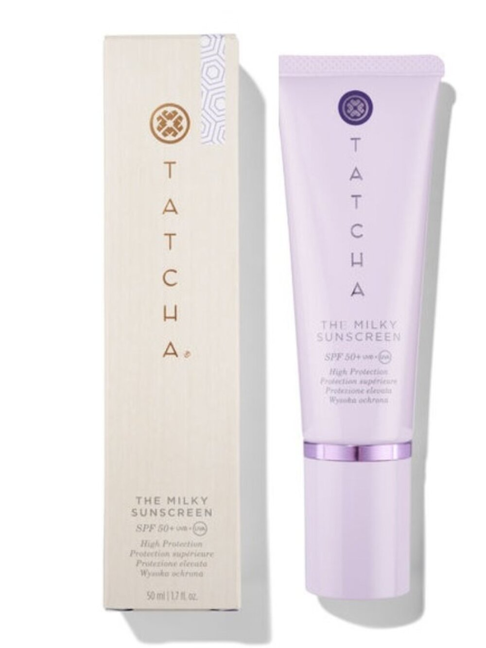 NIB ✅ TATCHA  ~ THE MILKY SUNSCREEN SPF 50 ✨ SEALED - EXP DATE: 07/27 - 50mL